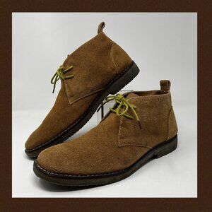 G.H. Bass Men’s Brooks Brown/Tan Suede Chukka Dessert Boots Men Size 10 D